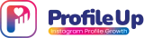 Proflup logo featuring stylized text representing Instagram growth services